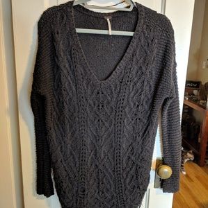 Free people black sweater